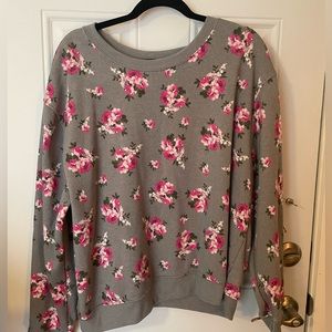 Floral sweatshirt
